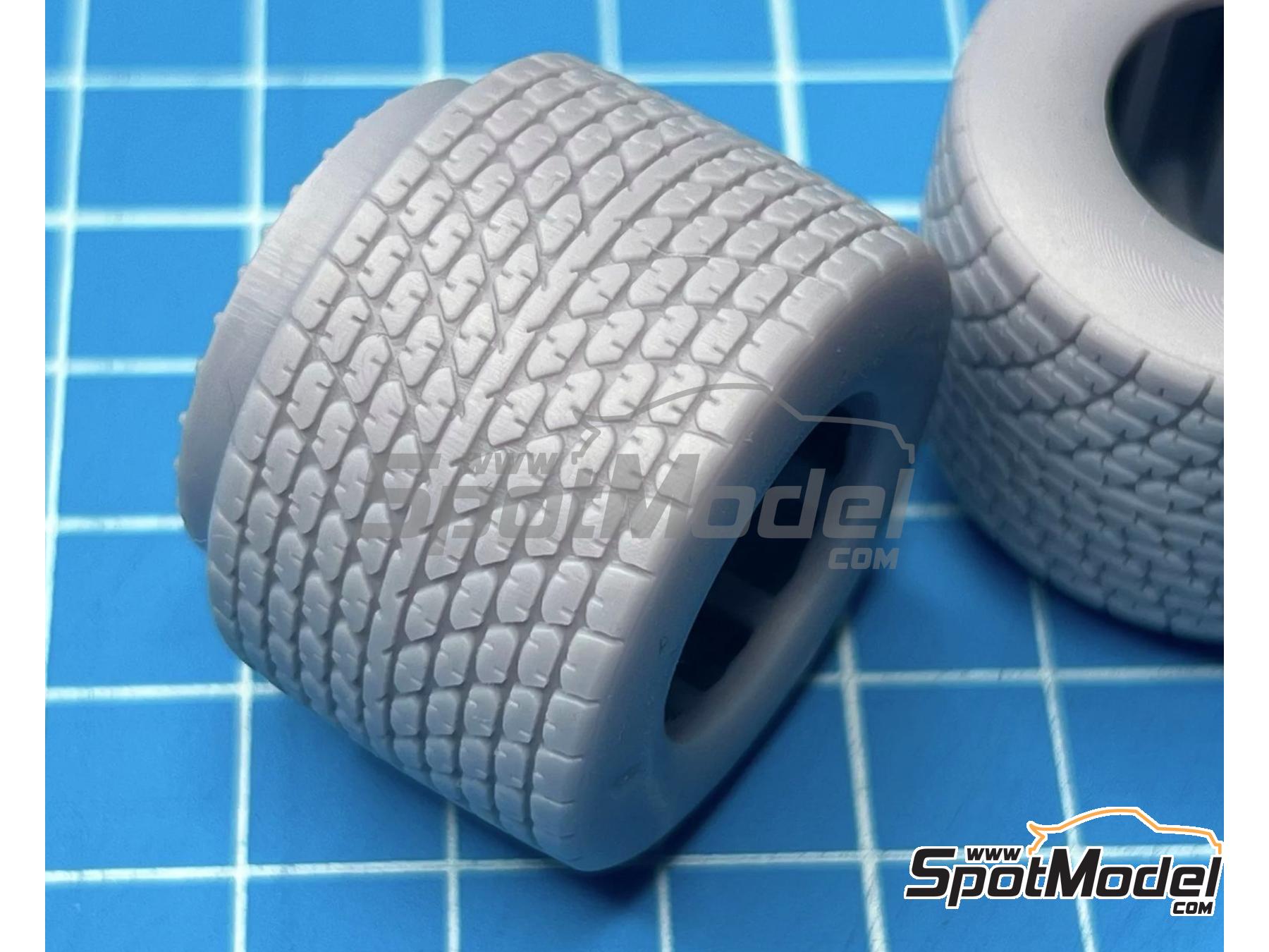 Stone Models A048/2024: Tyre set 1/20 scale - Symmetric rain tires